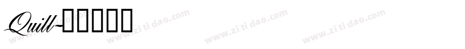 Quill字体转换