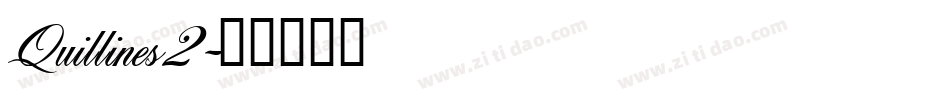Quillines2字体转换