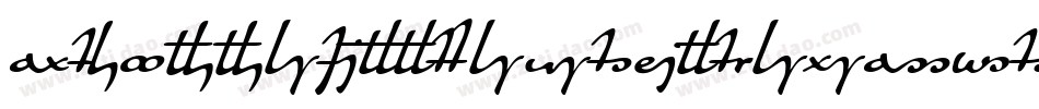 ChollaUnicaseLigatures字体转换