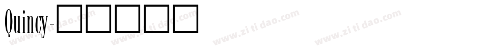Quincy字体转换