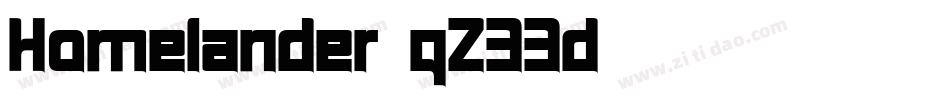 Homelander-qZ33d字体转换