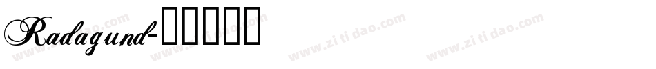 Radagund字体转换