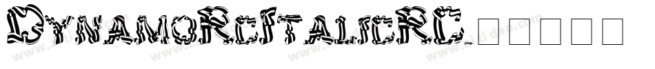 DynamoRcItalicRC字体转换