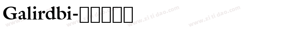 Galirdbi字体转换