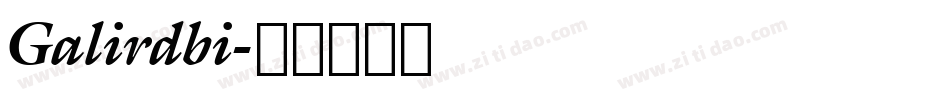 Galirdbi字体转换