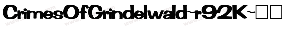 CrimesOfGrindelwald-r92K字体转换