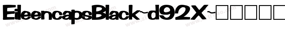 EileencapsBlack-d92X字体转换