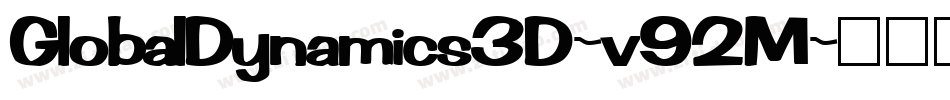 GlobalDynamics3D-v92M字体转换