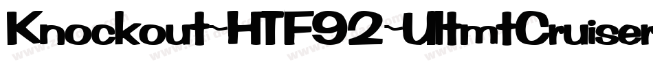 Knockout-HTF92-UltmtCruiserwt字体转换