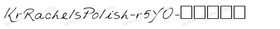KrRachelsPolish-r5YO字体转换