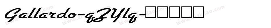 Gallardo-qZYlq字体转换