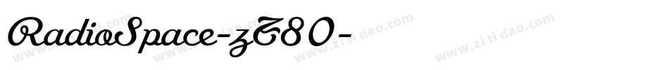 RadioSpace-zZ80字体转换