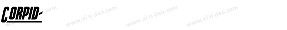 Corpid字体转换