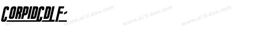 CorpidCdLF字体转换
