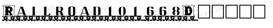 Railroad101-668D字体转换