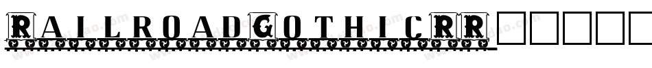 RailroadGothicRR字体转换