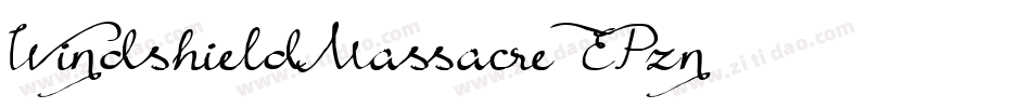 WindshieldMassacre-EPzn字体转换
