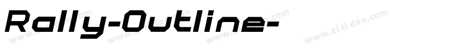 Rally-Outline字体转换