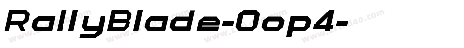 RallyBlade-Oop4字体转换