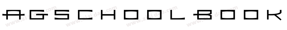 AGSchoolbook-RegularA字体转换