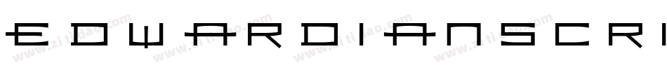 EdwardianScriptEF-RegularA字体转换