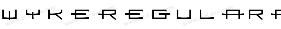 WykeRegulara-YqZ4字体转换