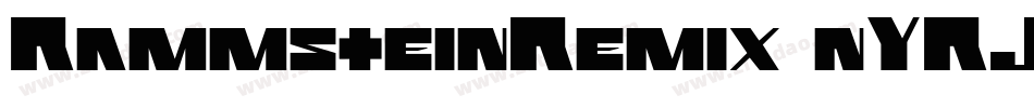 RammsteinRemix-nYRJ字体转换