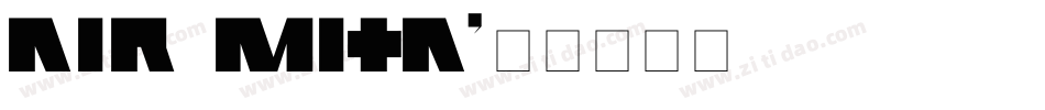 AIR_MITA字体转换