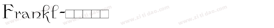 Frankl字体转换