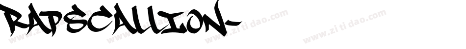 Rapscallion字体转换