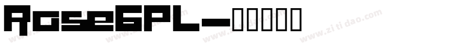 RaseGPL字体转换