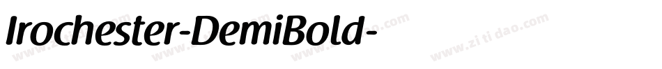 Irochester-DemiBold字体转换