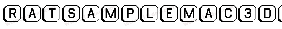 RatsampleMac3D字体转换