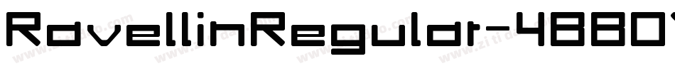 RavellinRegular-4BBOY字体转换
