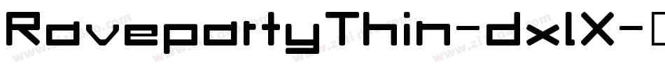 RavepartyThin-dxlX字体转换