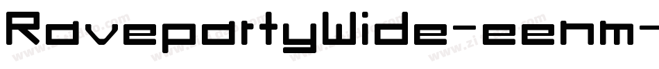 RavepartyWide-eenm字体转换