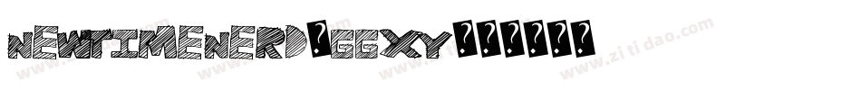 NewTimeNerd-ggxY字体转换