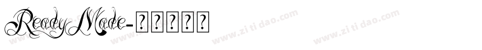 ReadyMade字体转换