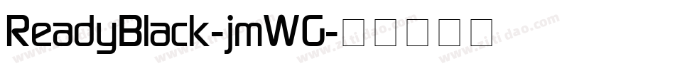 ReadyBlack-jmWG字体转换