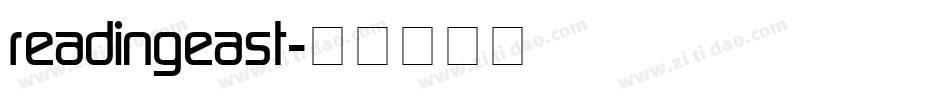 readingeast字体转换