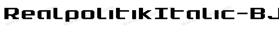 RealpolitikItalic-BJRw字体转换