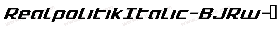 RealpolitikItalic-BJRw字体转换