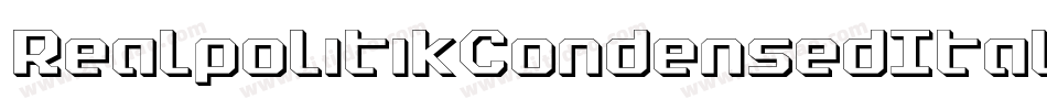 RealpolitikCondensedItalic-nB8O字体转换