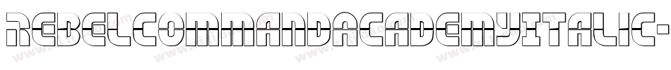 RebelCommandAcademyItalic-qZ032字体转换