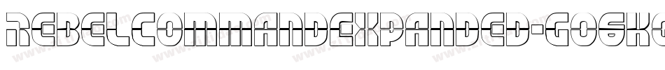 RebelCommandExpanded-GO6Kq字体转换