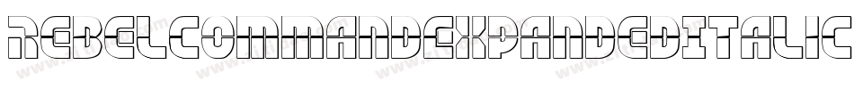 RebelCommandExpandedItalic-jERVR字体转换