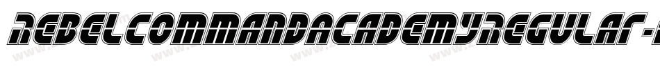 RebelCommandAcademyRegular-ALJwL字体转换