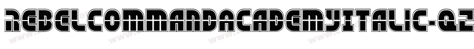 RebelCommandAcademyItalic-qZ032字体转换