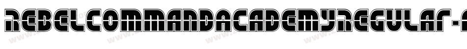 RebelCommandAcademyRegular-ALJwL字体转换