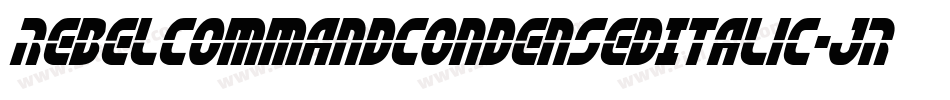 RebelCommandCondensedItalic-JRWaa字体转换